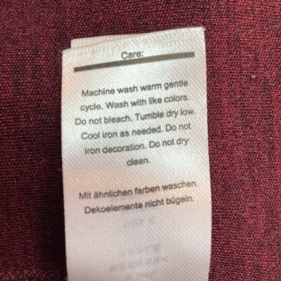 Smartwool Merino 250 Wool Womens Small Hoodie Burgundy - Picture 11 of 11